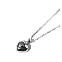 Honey Moon Double Heart Necklace in 925 Sterling Silver