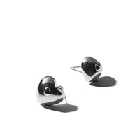 Honey Moon Double Heart Stud Earrings