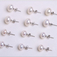 AAAA Freshwater Pearl Earrings in 925 Sterling Silver