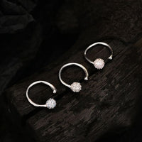 Colorful Crystal Ball Non-Pierced Earring (Single)