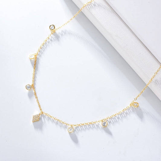 Gold Plated Layering Choker Necklace