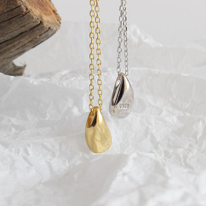 Sterling Silver Teardrop Pendant Necklace