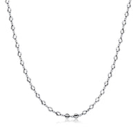Retro Interlaced Ring 925 Sterling Silver Men's Necklace