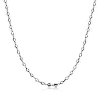 Retro Interlaced Ring 925 Sterling Silver Men's Necklace