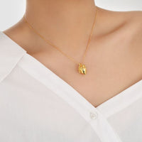 Beating Heart 925 Sterling Silver Wedding Necklace