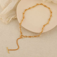 Classic Hollow Twisted OT 925 Sterling Silver Necklace