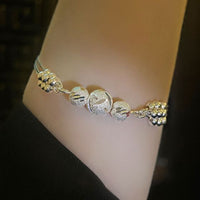 Triple Layer Bead 925 Sterling Silver Bracelet