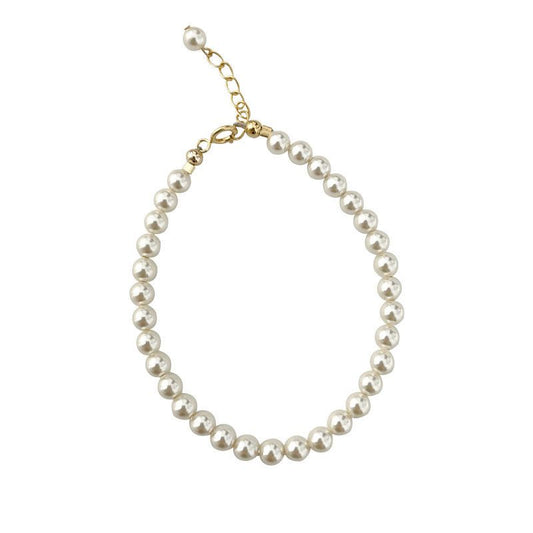 Mini Round Shell Pearl Bracelet