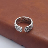 Rogge Vintage Men's Adjustable 925 Sterling Silver Ring