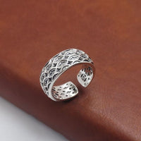 Rogge Vintage Men's Adjustable 925 Sterling Silver Ring