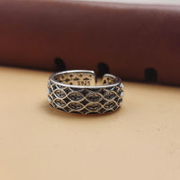 Rogge Vintage Men's Adjustable 925 Sterling Silver Ring