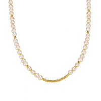 Natural Irregular Pearl 925 Sterling Silver Necklace