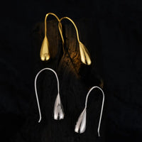 Water Drop 925 Sterling Silver Dangle Earring (Single)