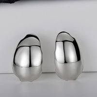 Irregular Geometry Dangling 925 Sterling Silver Earrings