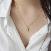 Baroque Freshwater Pearl Sterling Silver Necklace