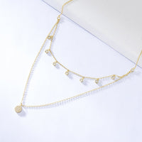 Sterling Silver Round Necklace