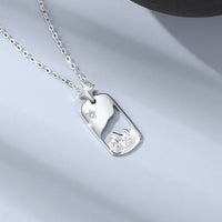 Star Pendant Clavicle Chains for Couples, 925 Sterling Silver