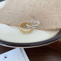 Heart-in-Heart Adjustable 925 Sterling Silver Ring