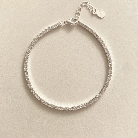 Micro Setting CZ 925 Sterling Silver Bracelet