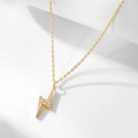 Casual Crystal Lighting 925 Sterling Silver Necklace