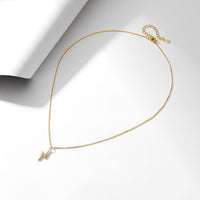 Casual Crystal Lighting 925 Sterling Silver Necklace