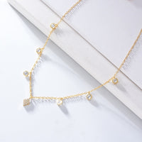 Gold Plated Layering Choker Necklace