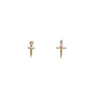Modern Crystal Dagger Stud Earring (Single)