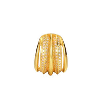 Multi-Layer Micro-Setting Crystal Hoop Earring (Single)