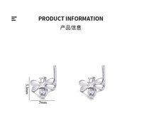 Mini Crystal Honey Bee L-Shape Nose Stud