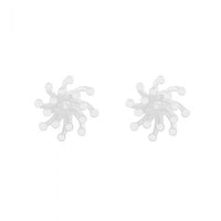 Irregular Fireworks 925 Sterling Silver Stud Earrings