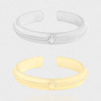 Mini Shining Star Adjustable 925 Sterling Silver Ring