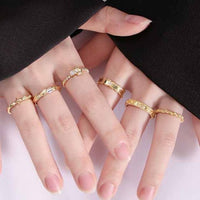 Mini Shining Star Adjustable 925 Sterling Silver Ring