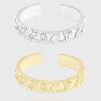 Irregular Shell 925 Sterling Silver Adjustable Ring