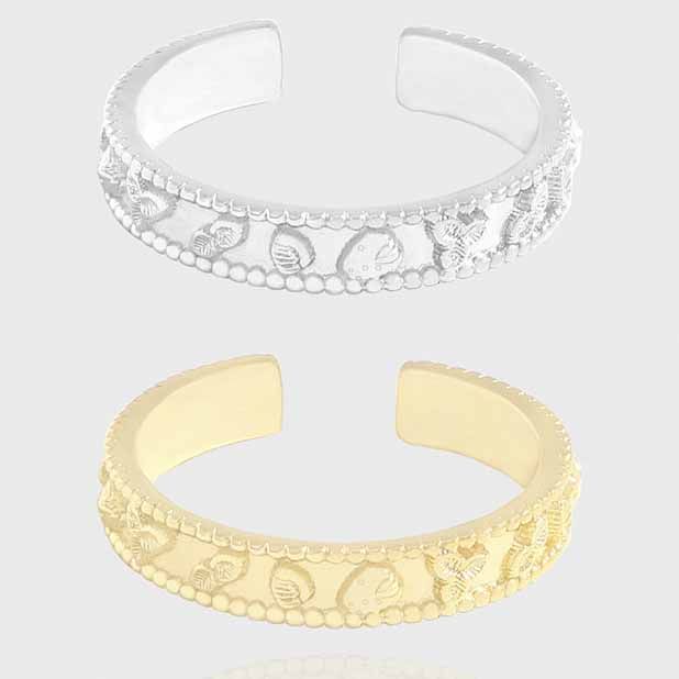 Irregular Shell 925 Sterling Silver Adjustable Ring