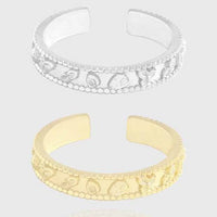 Irregular Shell 925 Sterling Silver Adjustable Ring