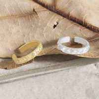 Irregular Shell 925 Sterling Silver Adjustable Ring