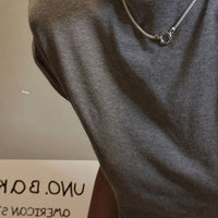 Simple Snake Chain Sterling Silver Necklace