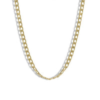 Hollow Link Stacking Chain Necklace, 925 Sterling Silver