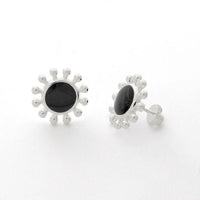 Summer Sweet Enamel Sunflower Stud Earrings