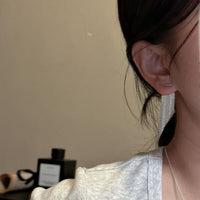 Irregular Tassel 925 Sterling Silver Drop Earrings