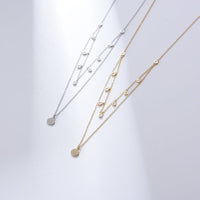 Sterling Silver Round Necklace