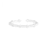 Flower Tree Branch 925 Sterling Adjustable Stacker Ring