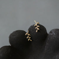 Minu Tree Branch Sterling Silver Stud Earrings