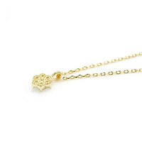 Mini Crystal Flower Necklace, 925 Sterling Silver