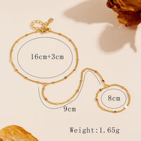 Honey Moon Glitter Chain 925 Sterling Silver Bracelet and Ring Set