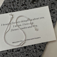 Minimal Double Layer 925 Sterling Silver Bracelet
