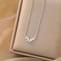 Honey Moon Three Flying Butterfly Necklace
