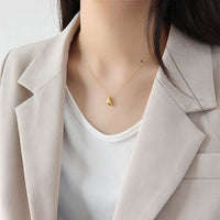 S925 Water Droplet Collarbone Necklace