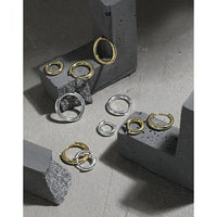 Minimalist Geometric Circle S925 Earrings