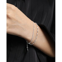 Cauliflower Double-Layer Starry Sky S925 Silver Bracelet